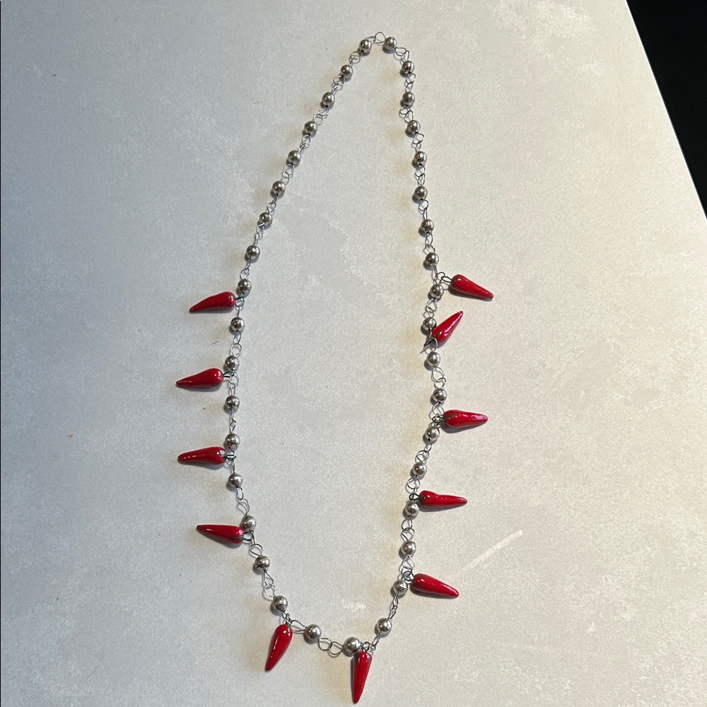 Fun 🌶️ chili pepper necklace